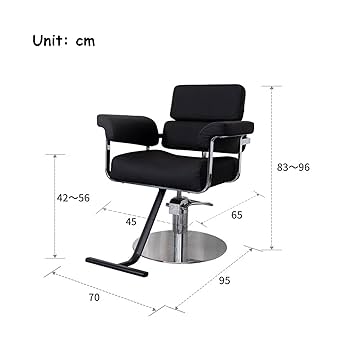 Amazon｜理容椅子、ヘアースタイリスト用サロンチェア、360°回転